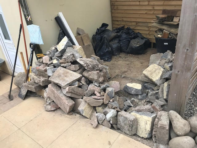 Pile Of Rubble and rubbish